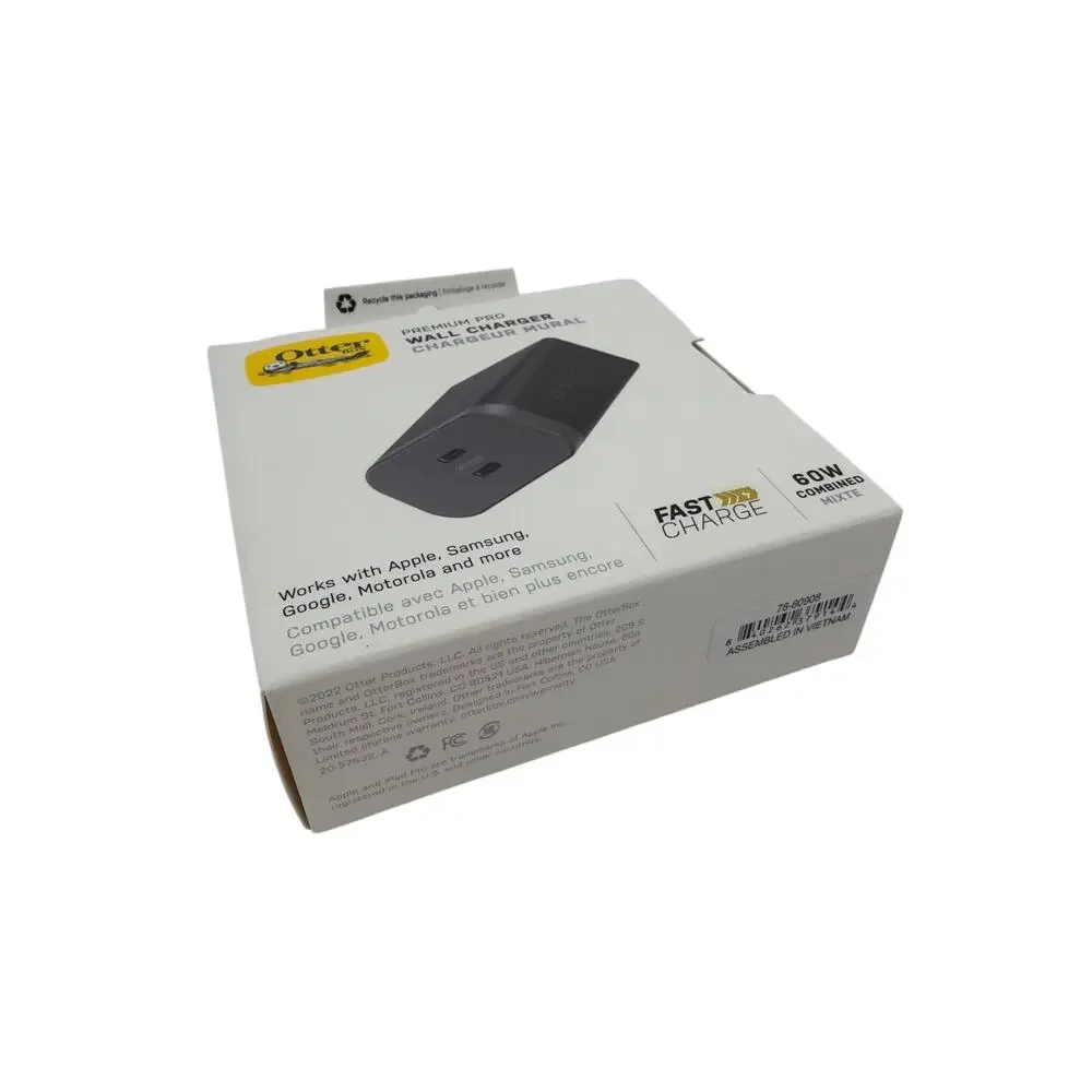 Otterbox Premium Pro Fast Charge USB C Wall Charger Black